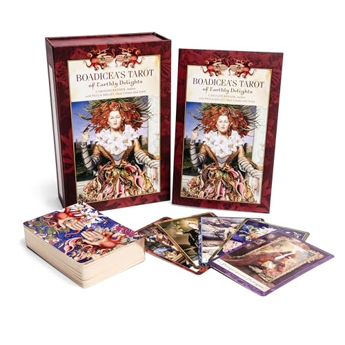 Boadicea's Tarot of Earthly Delights: (Tarot Kit Box Set with 80 Cards)