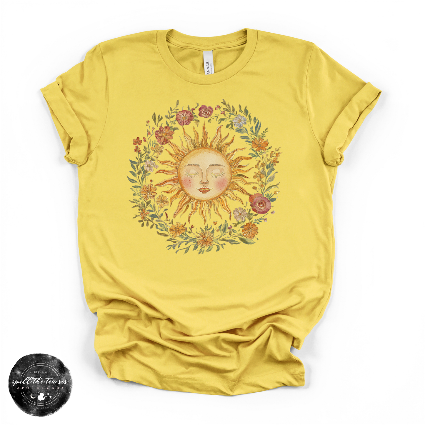 Celestial Sun | Mystical Sun Graphic T-Shirt