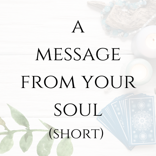 A MESSAGE FROM YOU SOUL | SHORT