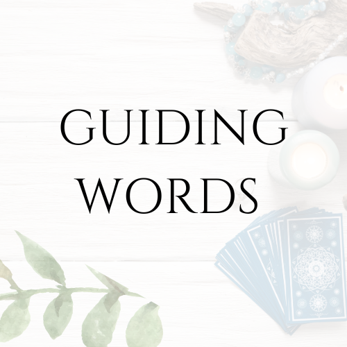 GUIDING WORDS