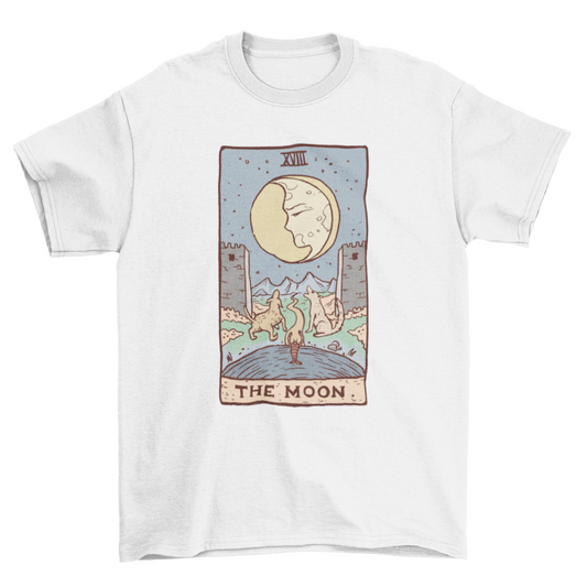 The moon tarot card t-shirt