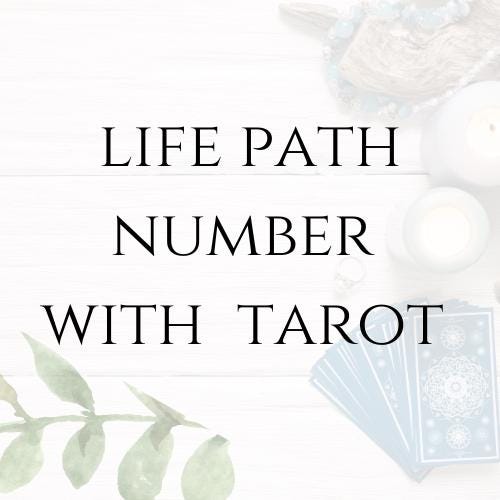 LIFE PATH NUMBER | With Tarot Reading