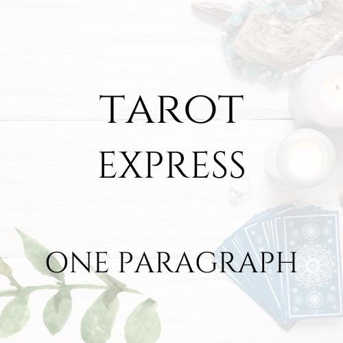 TAROT READING | Short General | Express Reading